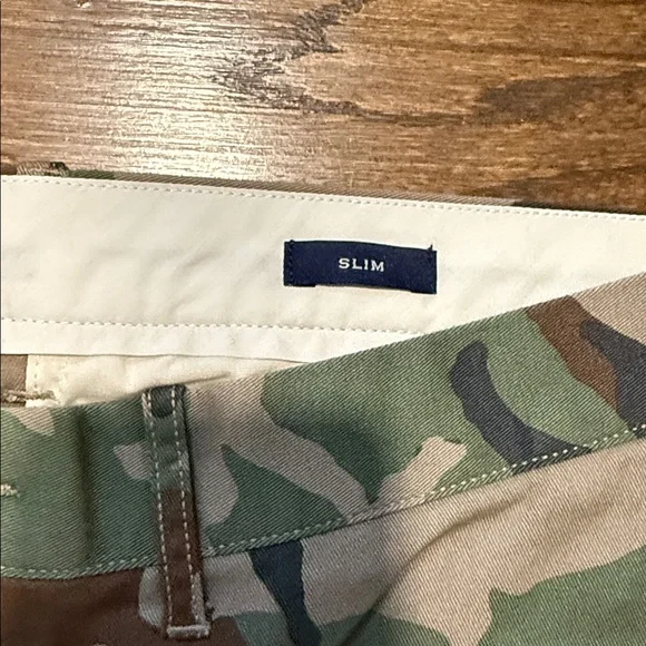 J. Crew Men's Green and Brown Cano pants 34x 30 - Picture 4 of 7